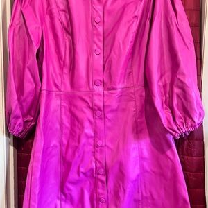 Karlie Hot Pink Collared Top